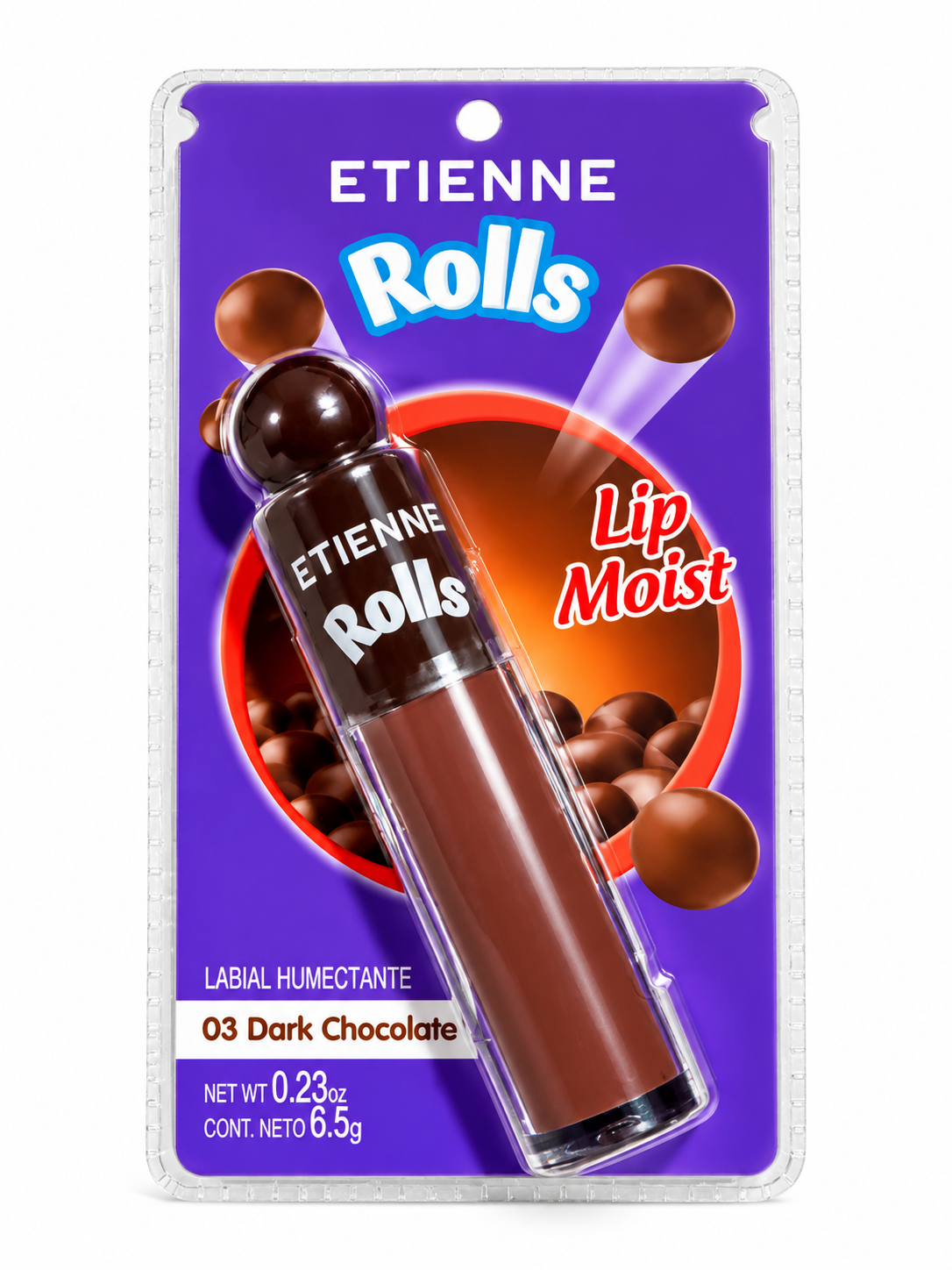 Etienne Rolls Chocolate Lip Care – Lip Moist & Lip Oil | 3 Variedades