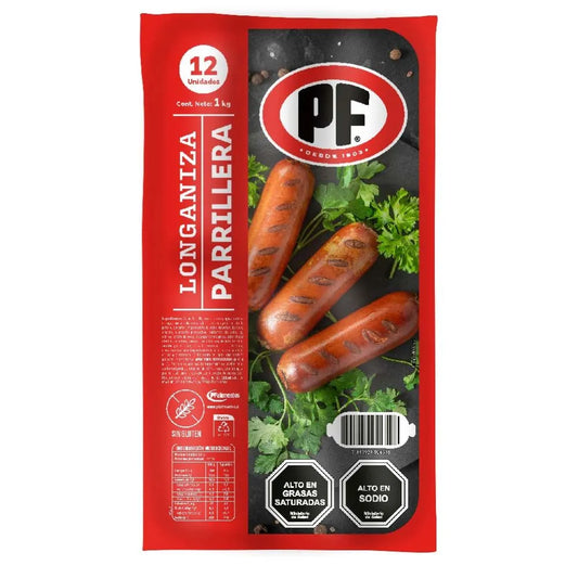 Longaniza parrillera PF 1 kilo