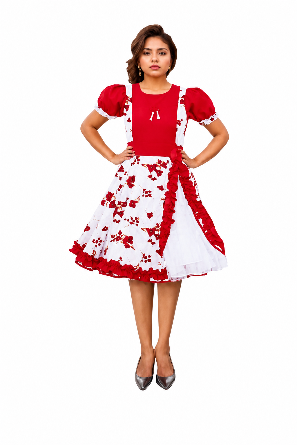 Vestido de Huasa para Mujer | Vestido de Cueca Chileno para Fiestas Patrias y Folclore - Chilena Cossas 