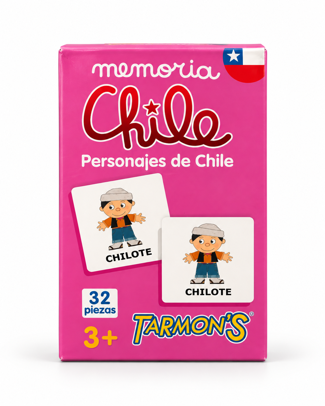 Juego Memorice Chile – Personajes y Pueblos Originarios | 32 Piezas – 3+ Años