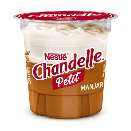 Chandelle Petit Nestlé – Postre Cremoso Sabor Chocolate o Manjar