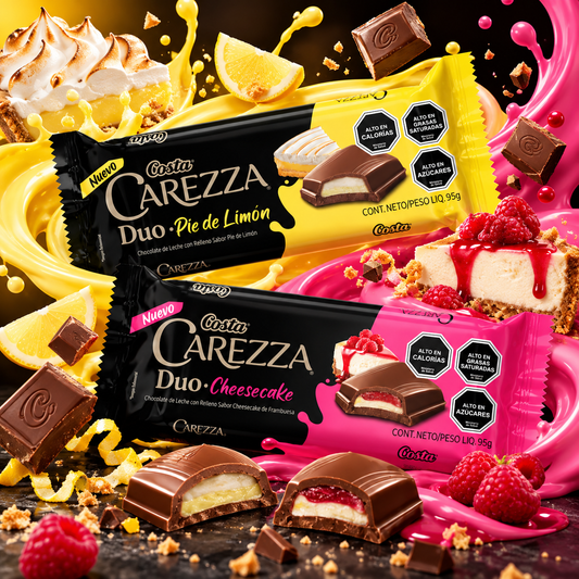 Costa Carezza Duo – Pie de Limón & Cheesecake de Frambuesa – 95 g