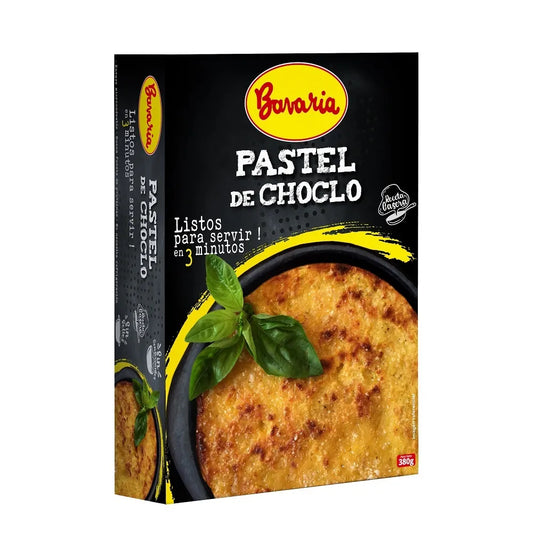 Envase de Pastel de Choclo preparado marca Bavaria 380g.