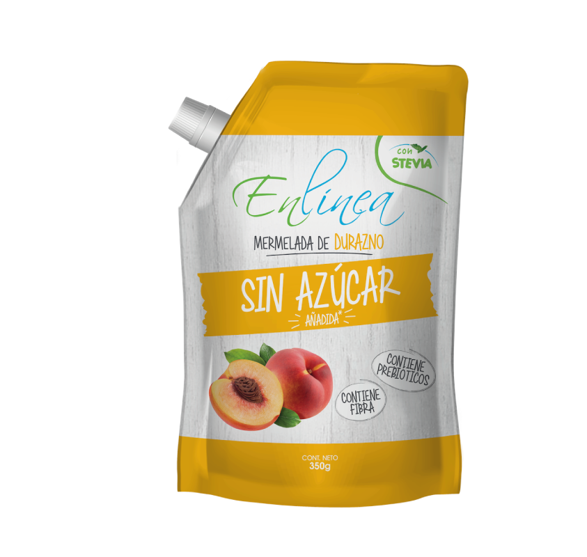 Mermelada en línea durazno 350g- sin azúcar