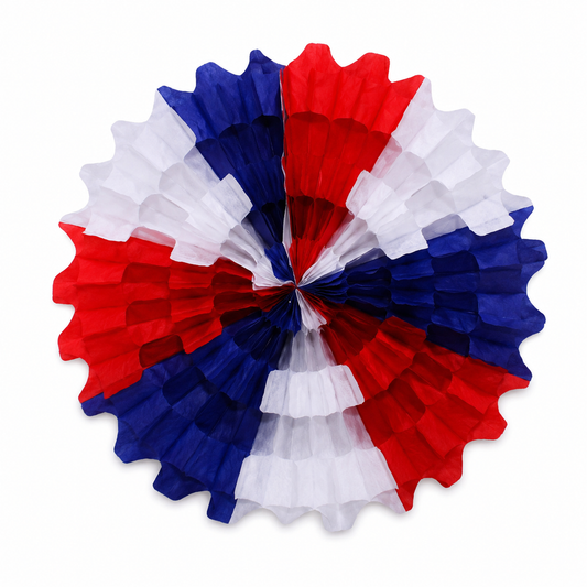 Adorno Colgante Fiestas Patrias Chile 60 cm – Decoración Tricolor Rojo, Blanco y Azul