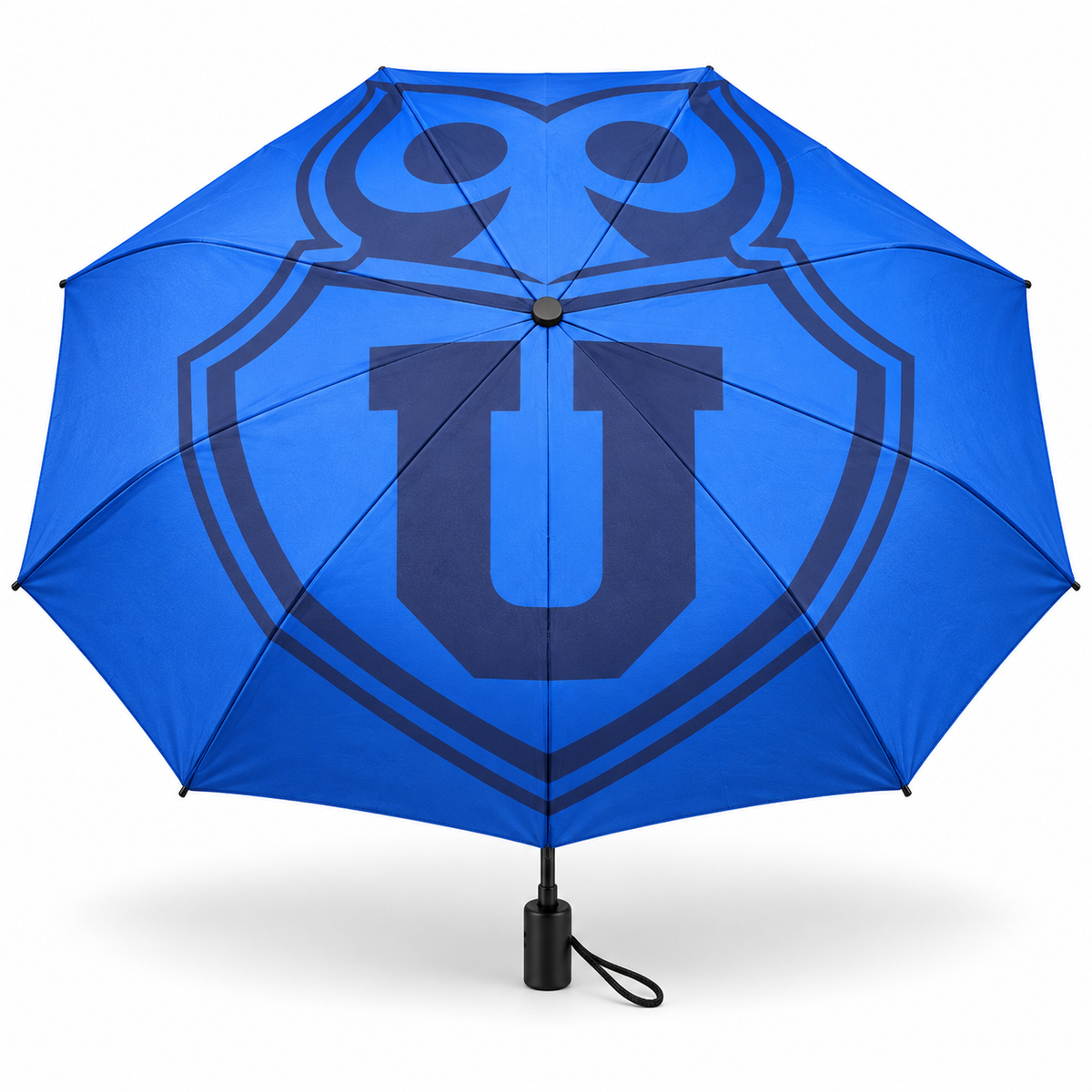 Paraguas Plegable Universidad de Chile – Diseño Azul con Escudo de la U | Compacto y Portátil