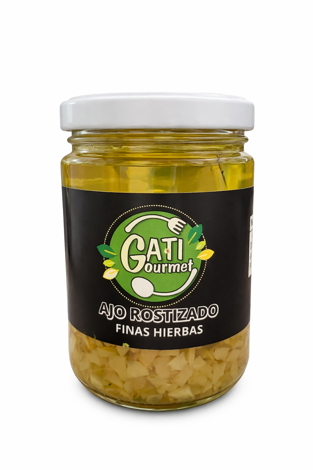 Ajo rostizado a las finals hierbas 100g - Gati Gourmet - Chilena Cossas 
