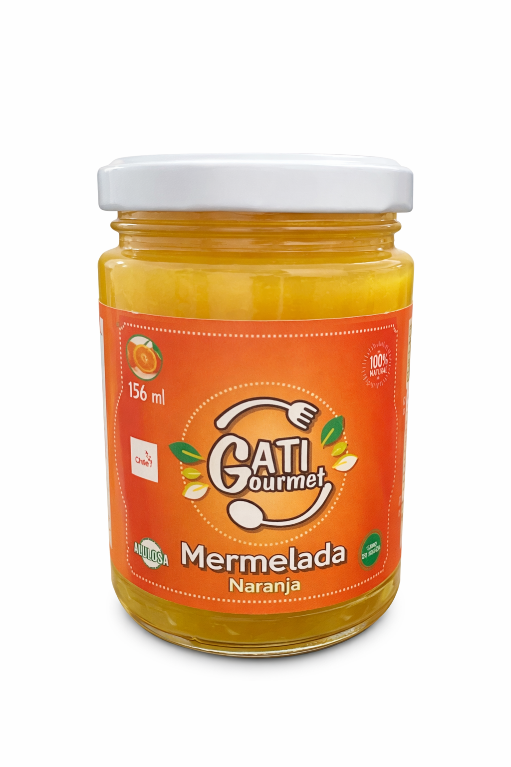 Mermelada de naranja 156ml - Gati Gourmet - Chilena Cossas 