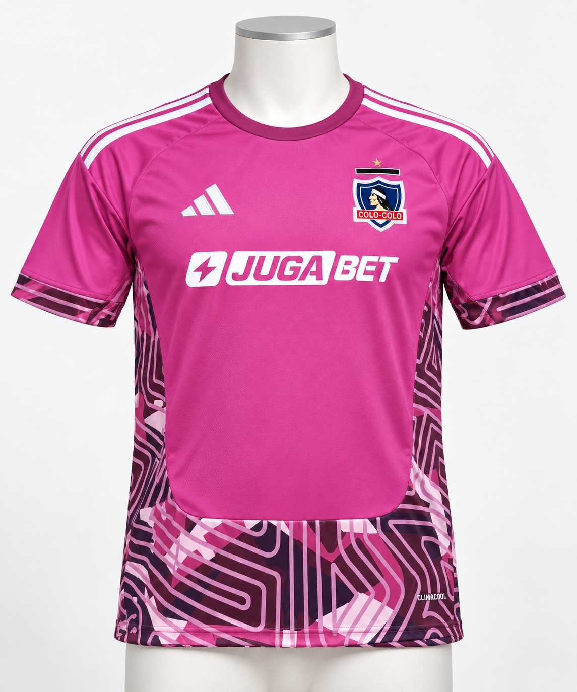 Camiseta Colo Colo Rosada Adidas – Vozinha