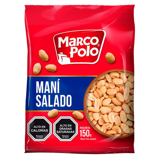 Bolsa de Mani salado 150g Marco Polo - Chilena Cossas 