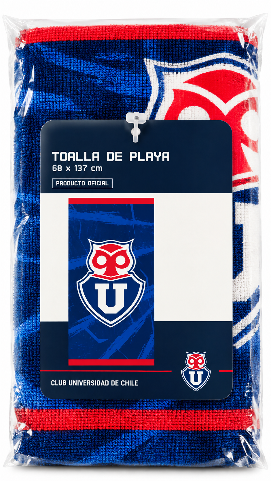 Toallas de playa Universidad de Chile 68x137cm