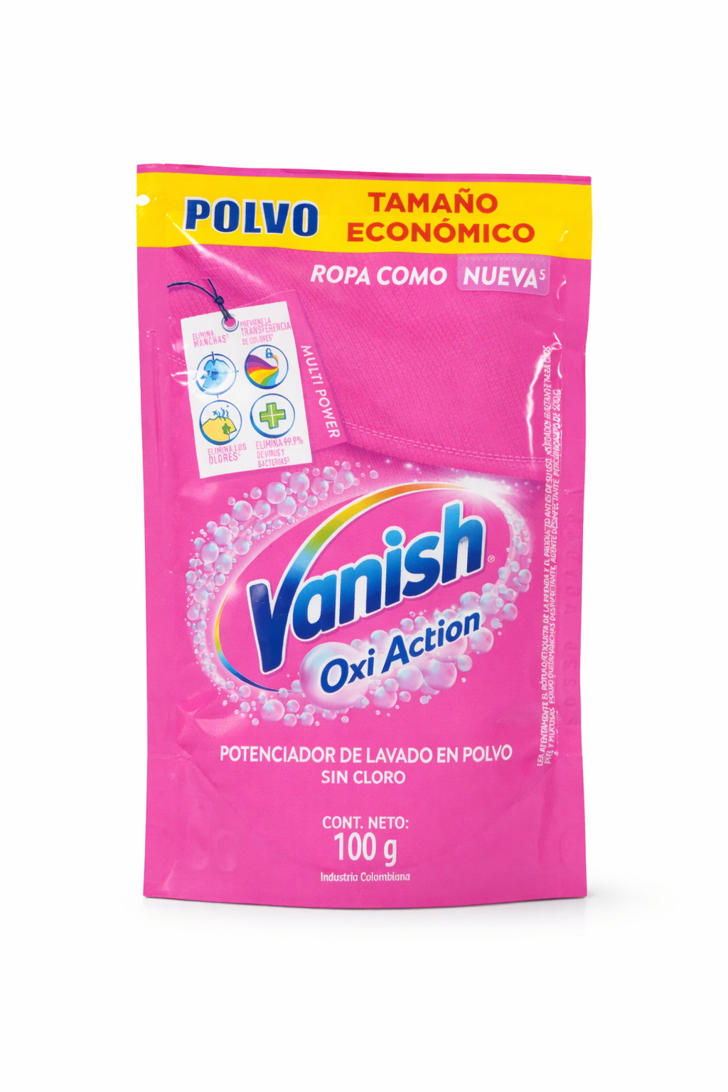 Vanish potenciador de lavado en polvo, 100g