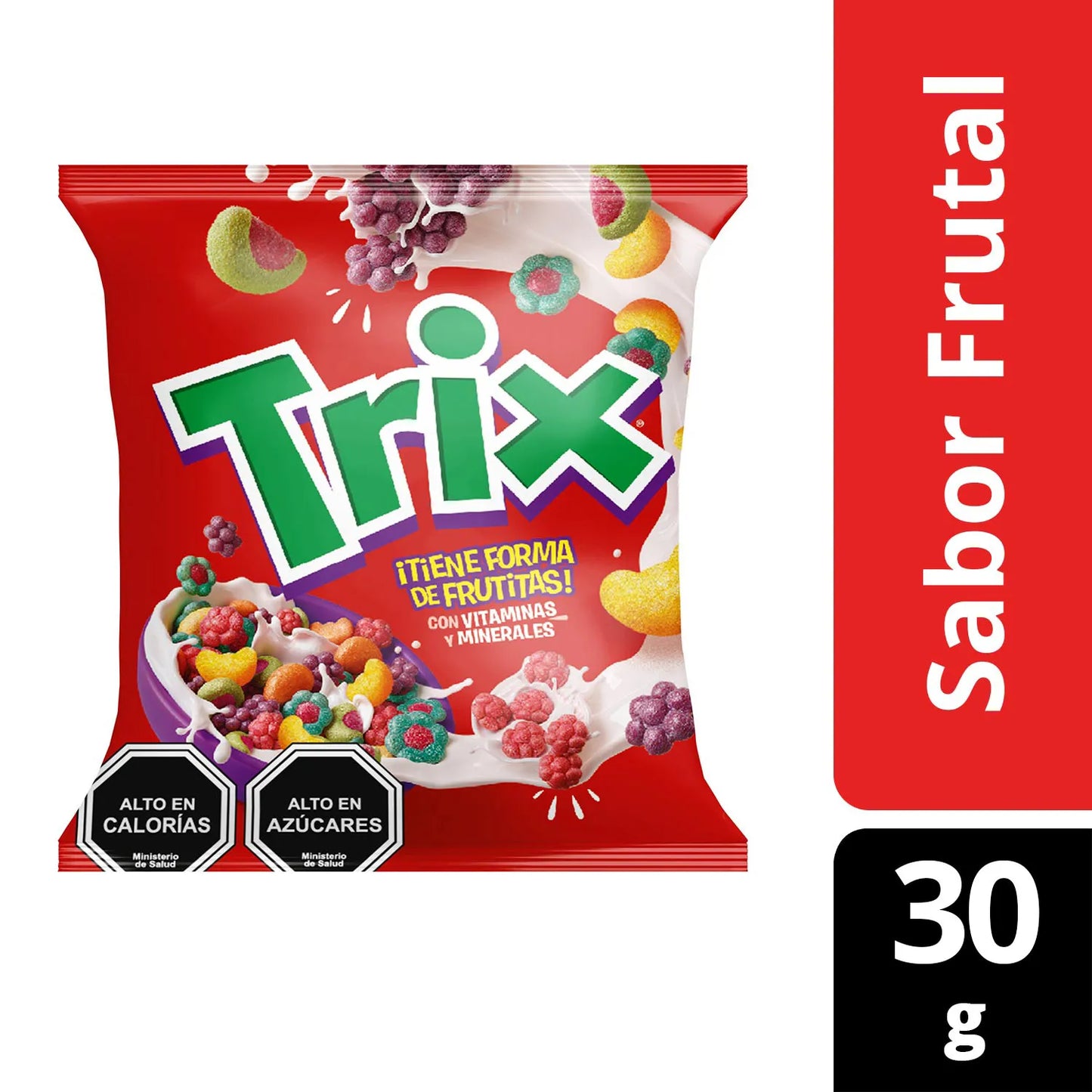 Cereal trix individual 30g sabores frutales
