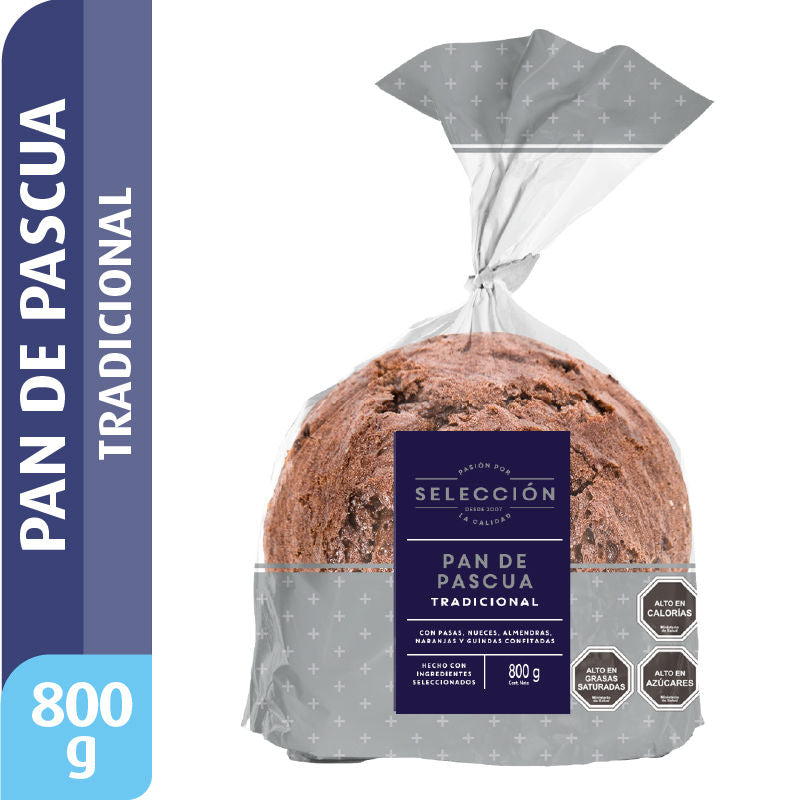 Pan de pascua Selección, tradicional 800gr