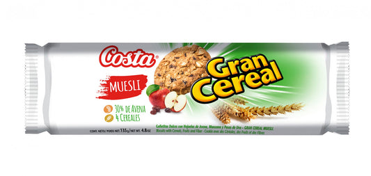 Galleta gran cereal 135gr - Chilena Cossas 