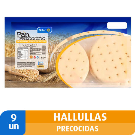 Pan precocido chileno – Hallulla Líder 9 un