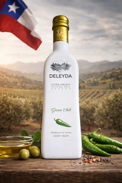 Aceite de Oliva Extra Virgen Deleyda Green Chili 250 ml – Aceite de Oliva Chileno Premium
