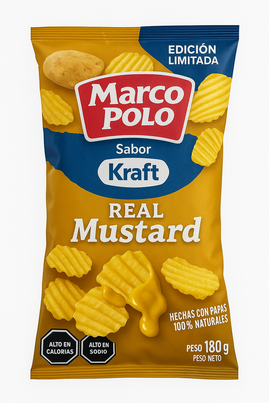 Papas Marco polo mustard 180g