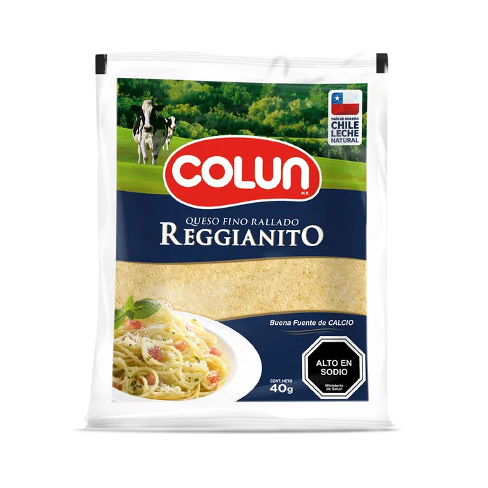 Queso rallado Reggianito Colun - Chilena Cossas 