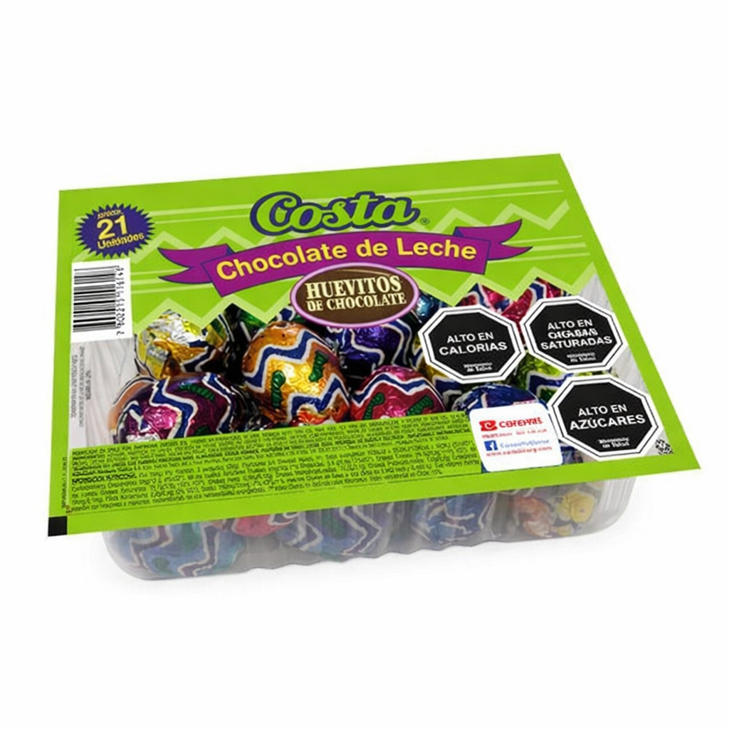 Huevitos de chocolate Costa - 21 unidades grandes