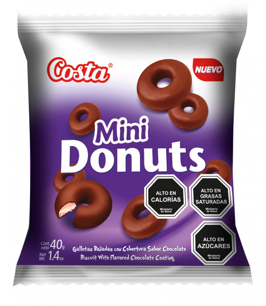 Galleta mini donuts 40g
