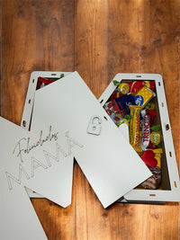 Caja en Forma de M para mamá