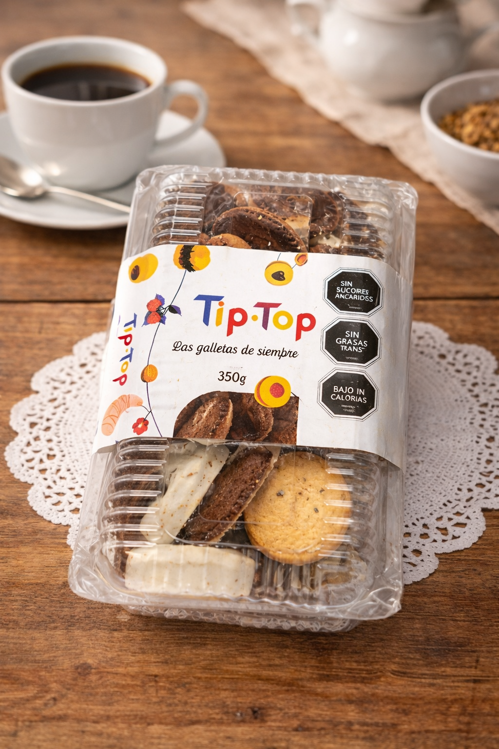 Galletas Surtidas Tip-Top 350g – Mix de Galletas Artesanales Chilenas | Dulces Tradicionales para Café