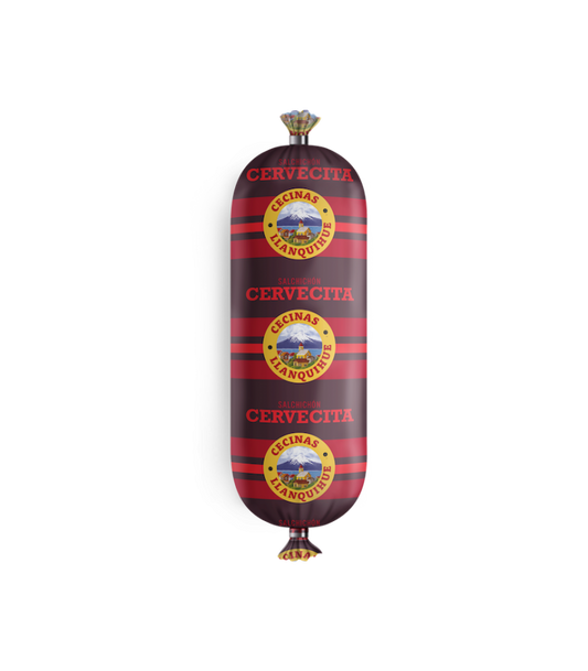 Salchichón cervecita 400gr Llanquihue
