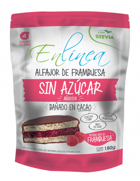 Alfajor de frambuesa en Línea