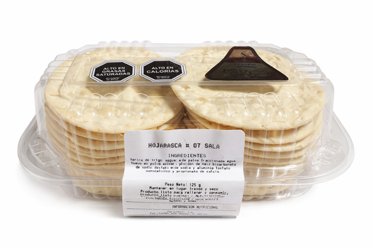 Hojarasca Chilena Tradicional 125g – Galletas para Alfajor | Producto Chileno en USA – Chilena Cossas