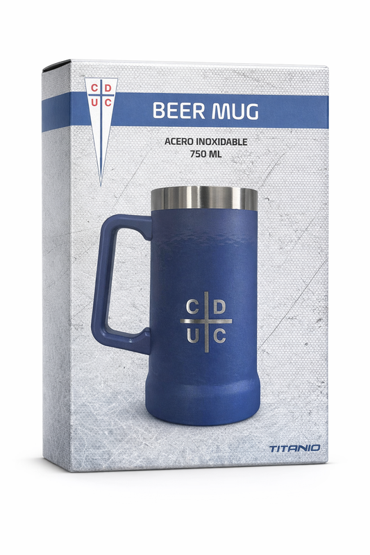 Beer mug - tazón de acero inoxidable Universidad Catolica 750ml
