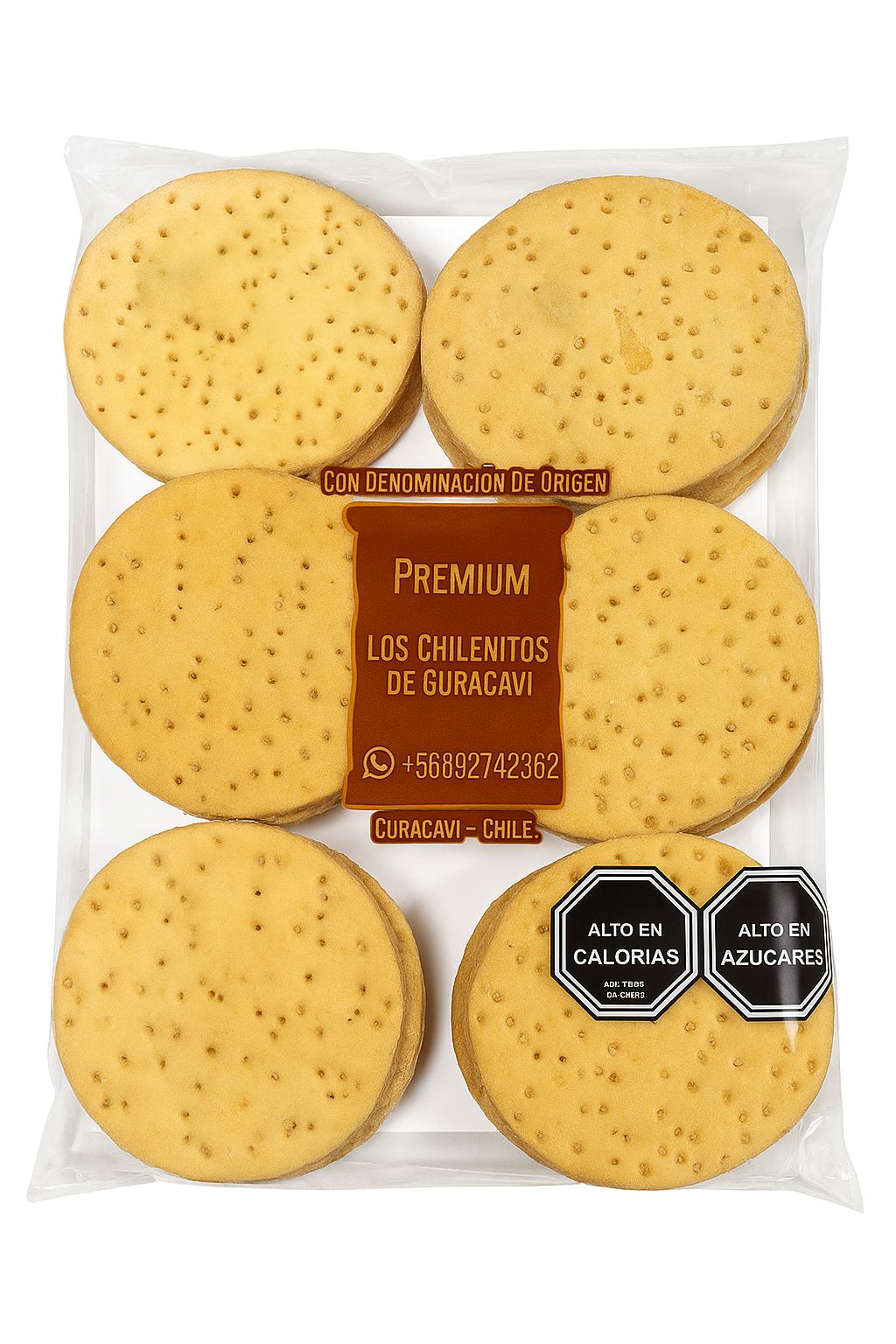 Pasteles de curacavi 6 unidades