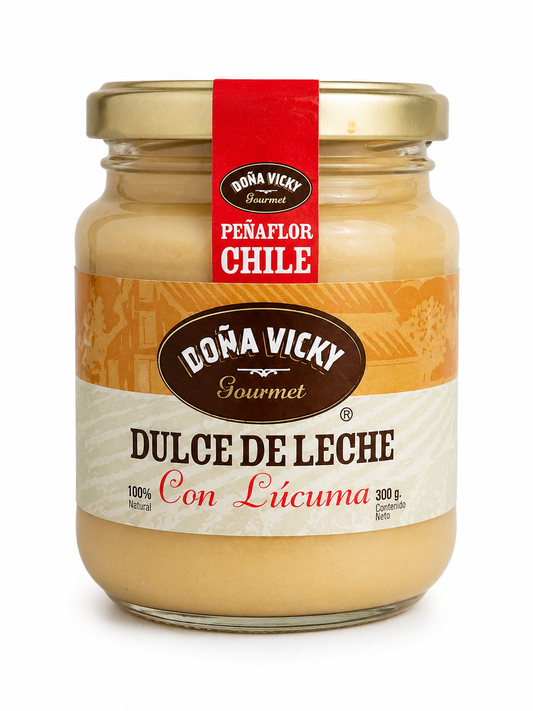 Dulce de Leche con Lúcuma Doña Vicky 300g | Chilean Caramel Spread with Lucuma | Imported Gourmet from Chile - Chilena Cossas 