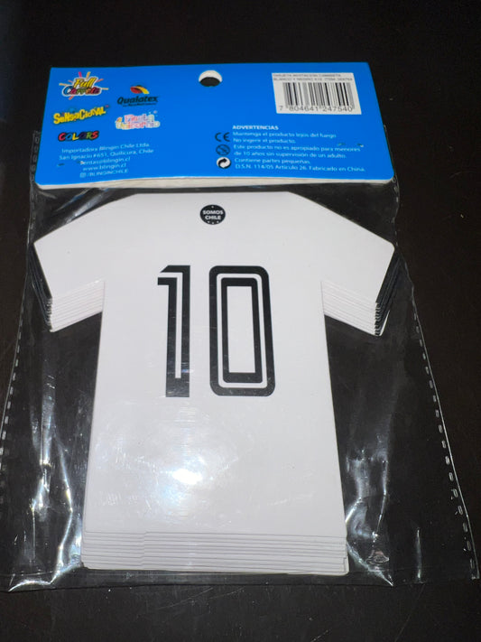 Tarjetas de invitación colo colo, 10 unidades