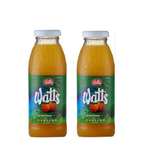 Jugo watts boca ancha 300ml Durazno - Chilena Cossas 