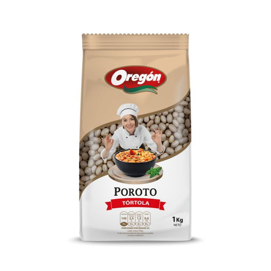 Porotos tórtola 1kg Oregon