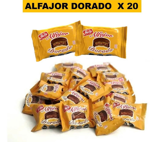 Alfajor dorado fruna - Chilena Cossas 