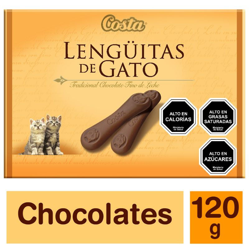 Lenguitas de gato 120 gr - Chilena Cossas 