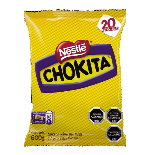 Chokita galleta chilena cubierta de chocolate.