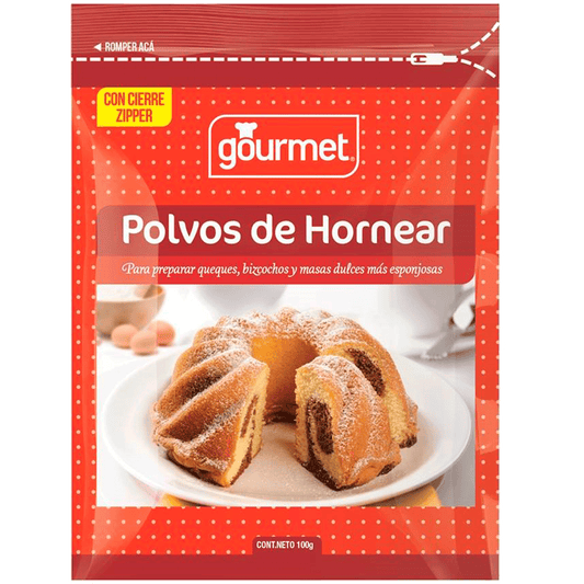 Polvos de hornear gourmet 100gr