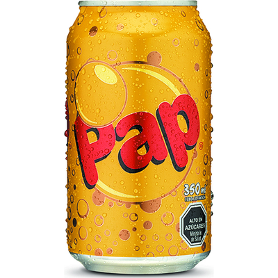 Pap - gaseosa sabor papaya 350ml - Chilena Cossas 