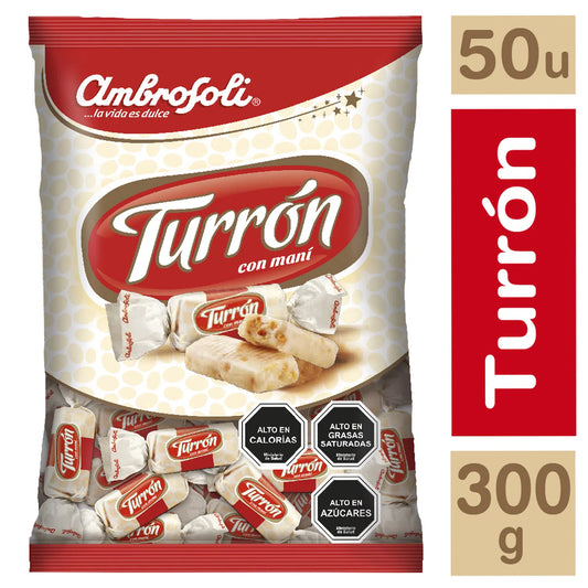 Mini turron bolsa 50 unidades