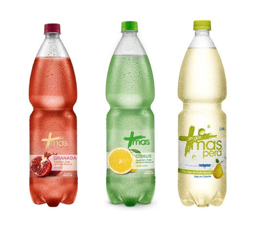 Agua Más saborizadas  1.6 L