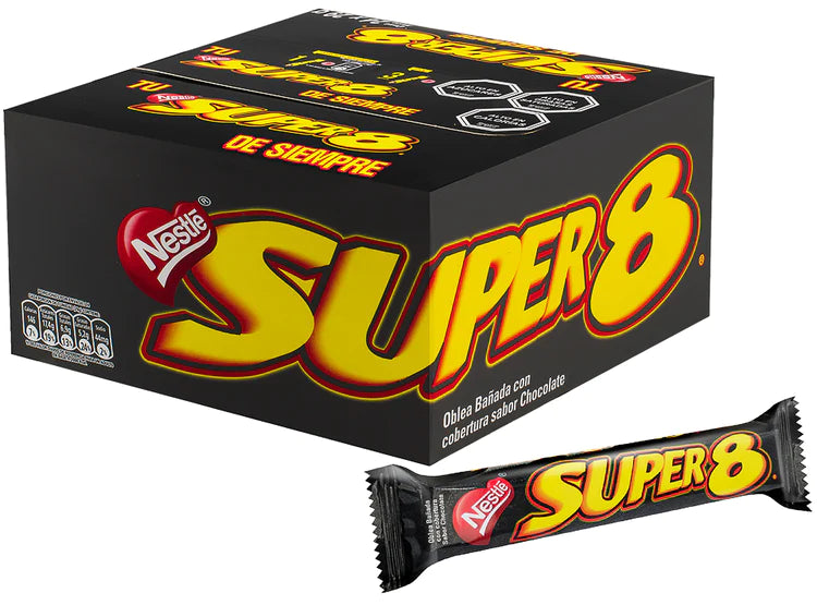 Super 8 Nestlé – barra chilena de chocolate y galleta