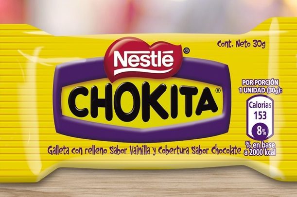 Chokita galleta chilena cubierta de chocolate.