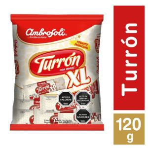 Turrón bolsa 15gr, 8 unidades